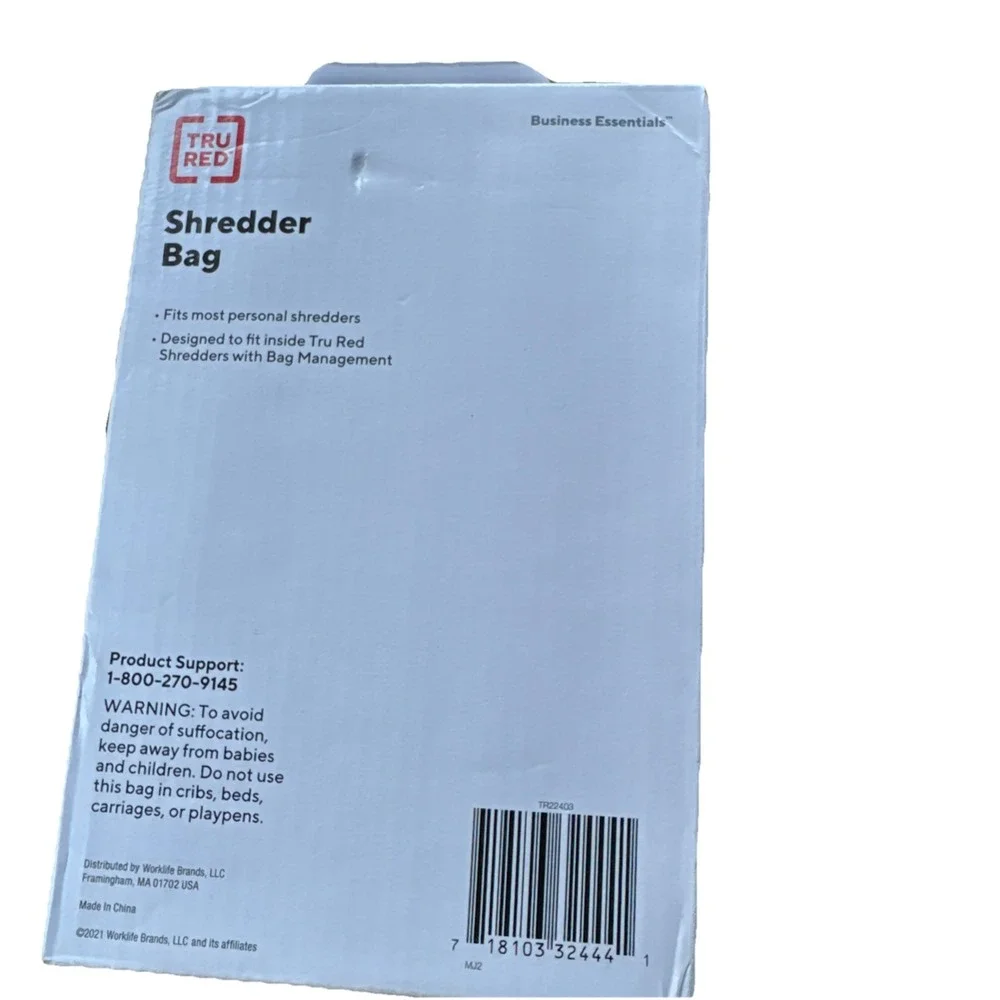 15.8 Gallon Shredder Bags - 50 Count Durable & Easy-Use for Personal Shredders